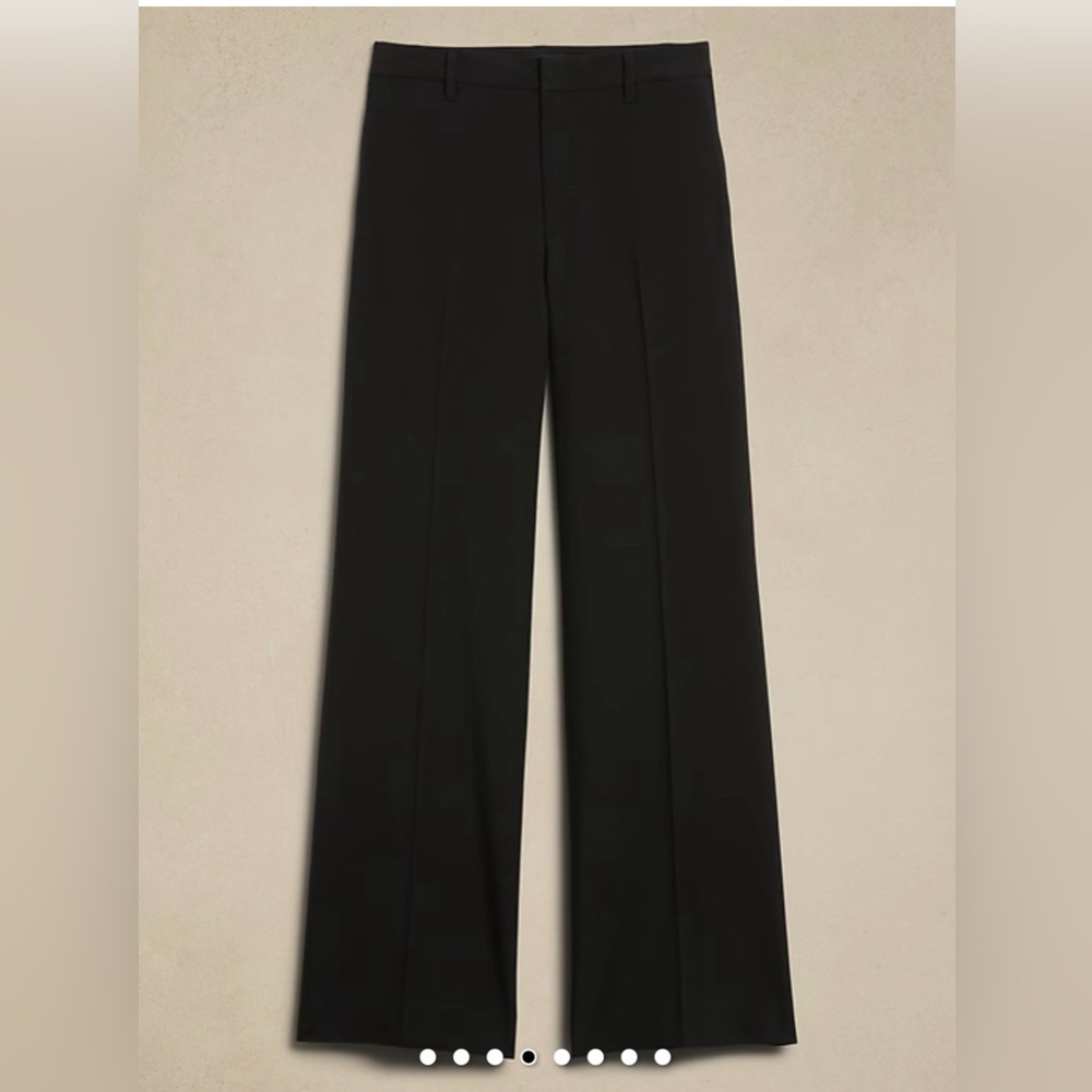 NWT Banana Republic Wide Leg Trousers, 16, Black